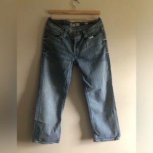 BKE Brand Size 32 Denim Capris Stonewashed